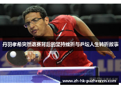 丹羽孝希突然退赛背后的坚持挫折与乒坛人生转折故事